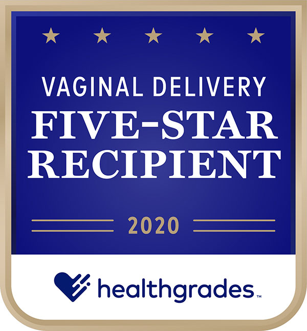 Vaginal Delivery Five-Star Recipient 2020 Healthgrades