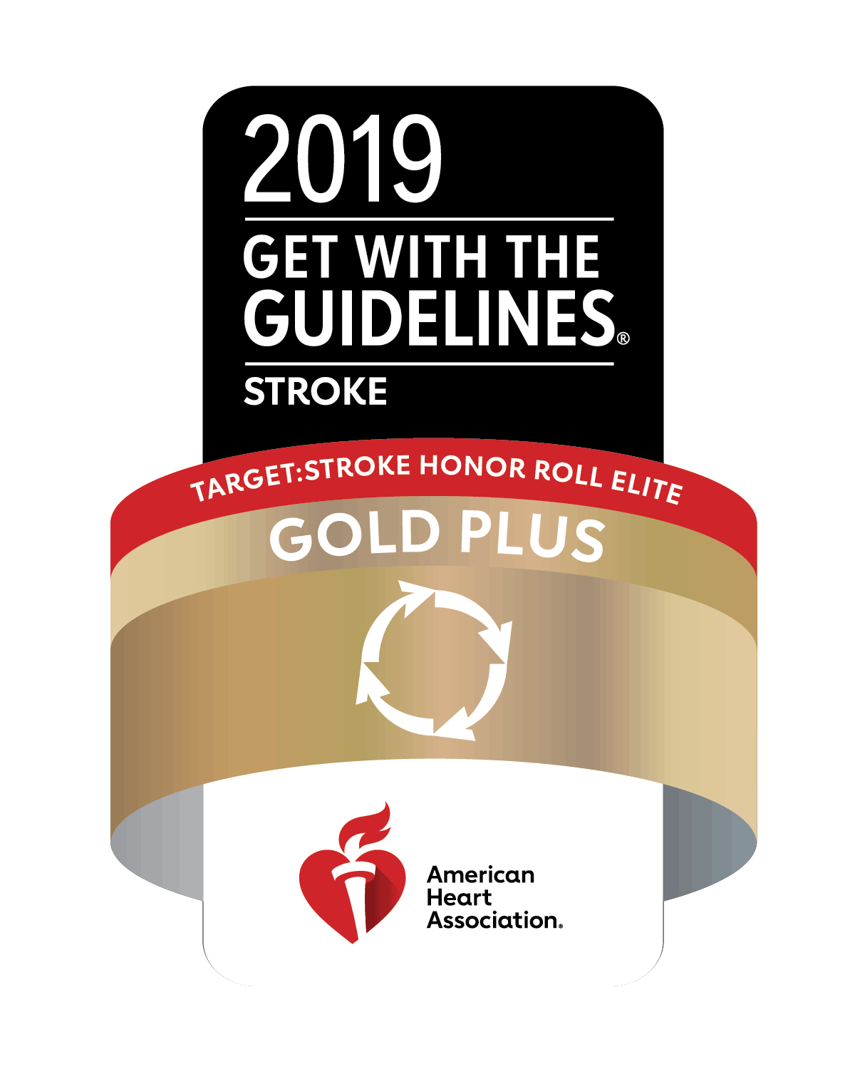 2019 Get with Guidelines Stroke, Gold Plus from the American Heart Association