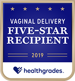 Healthgrades Vaginal Delivery Five-Star Recipient 2019