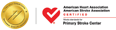 American Heart Association American Stroke Association Certified Meets standards for Primary Stroke Center