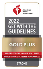 American Heart Association Get with the Guidelines Gold Plus 2022 Stroke