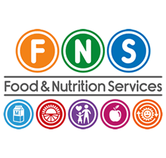 a Food and Nutrition Services logo